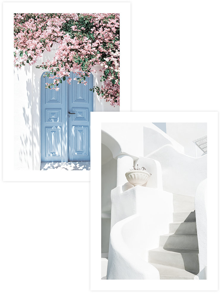 Mediterranean Colors - Poster Seti Duo Fotoğraflar Poster