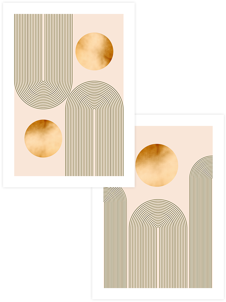 Golden Arch - Poster Seti Duo Ürün ana görseli