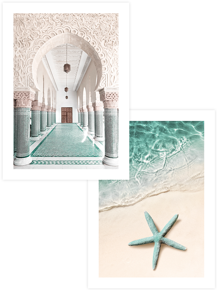 Yeşil Tonlar - Poster Seti Duo