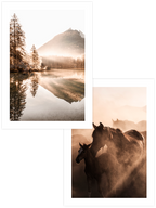 Les Chevaux- Poster Seti Duo