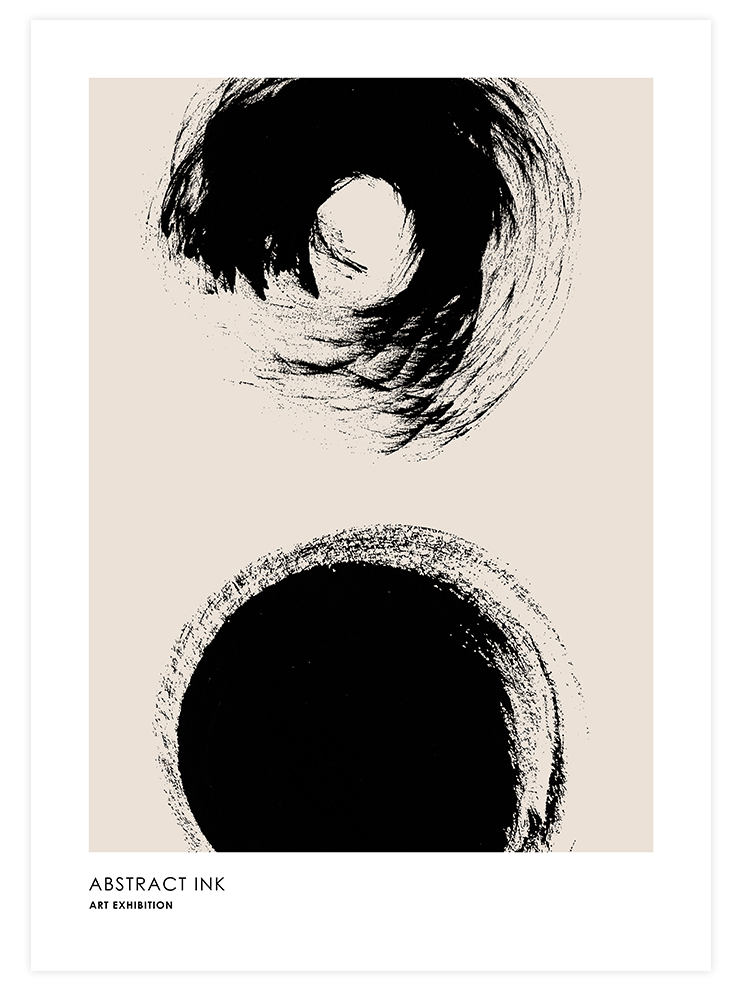 Abstract Ink - Poster Seti Duo Ürün ikincil görseli