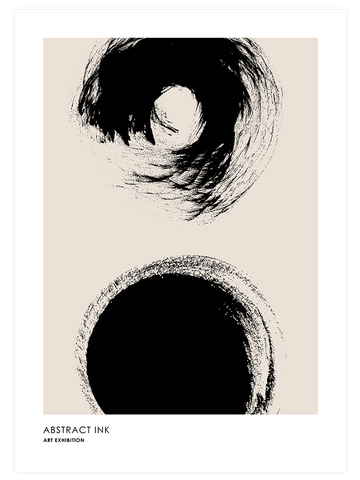 Abstract Ink - Poster Seti Duo