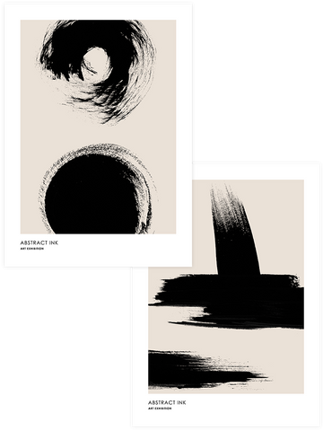 Abstract Ink - Poster Seti Duo