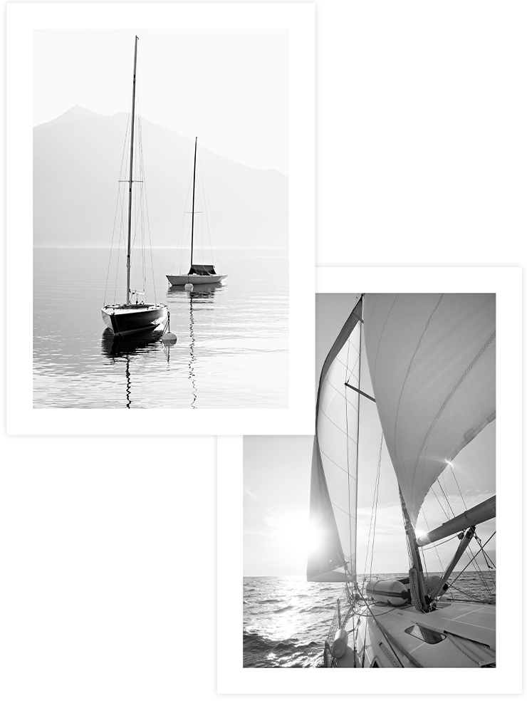 Mer Calme - Poster Seti Duo Fotoğraflar Poster