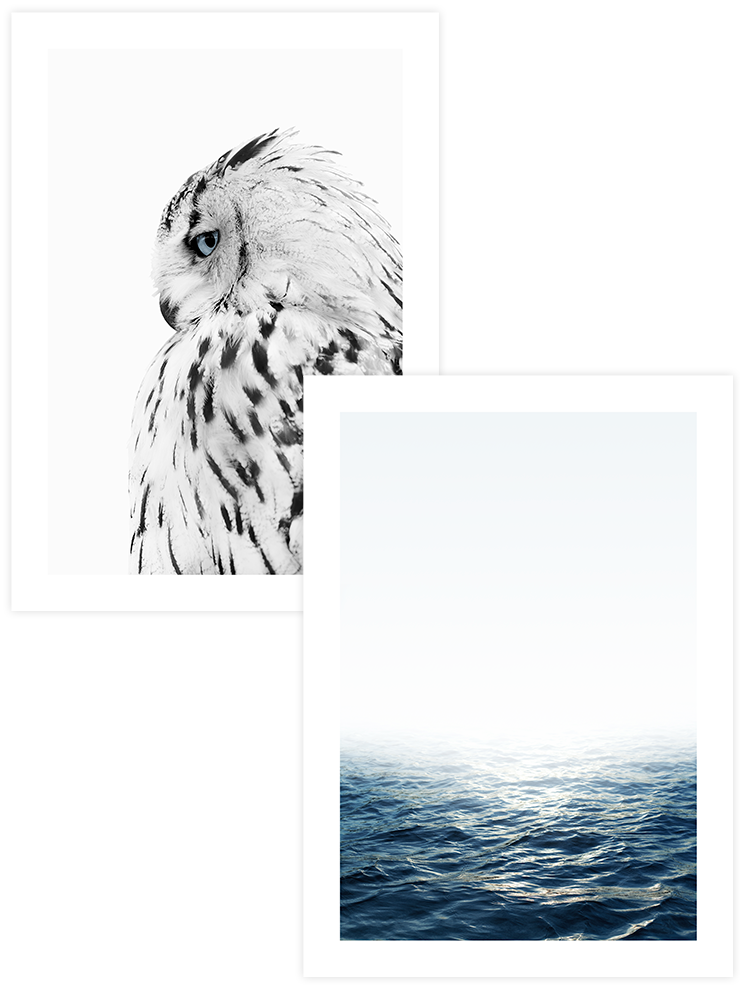 Mavi Dokunuş - Poster Seti Duo Ürün ana görseli