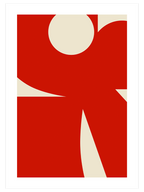 Red & Blue Shapes - Poster Seti Duo