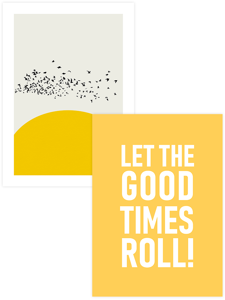 Sarı Dokunuş - Poster Seti Duo Ürün ana görseli