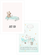 Green Pastel Touch - Poster Seti Duo