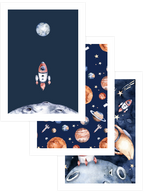 Uzaya Seyahat - Poster Seti Trio