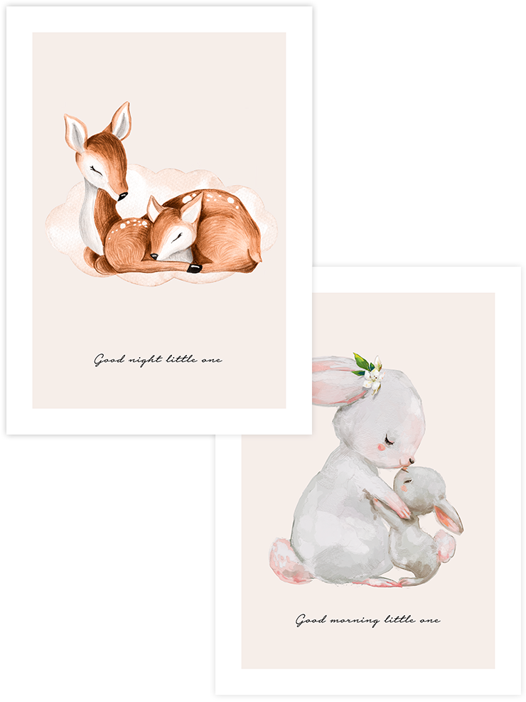 Sleep Well - Poster Seti Duo Ürün ana görseli