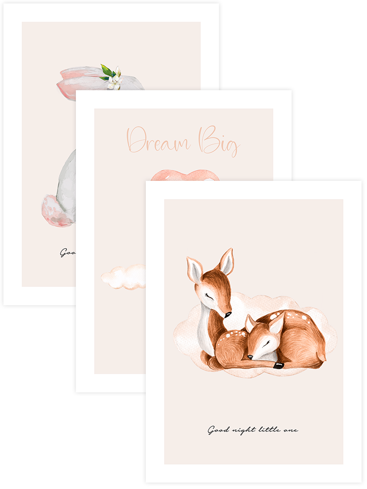 Tatlı Rüyalar - Poster Seti Trio