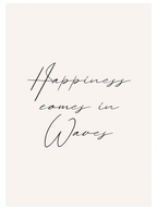 Happiness Comes in Waves Poster Seti