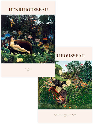 Henri Rousseau The Dream - Poster Seti Duo