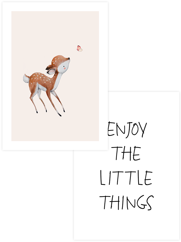 Sweet Little Things - Poster Seti Duo Çocuk Odası Poster