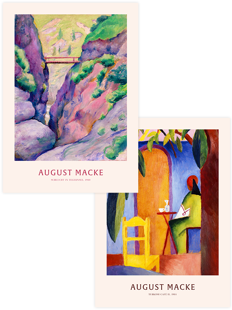 Macke Turkish Coffee - Poster Seti Duo