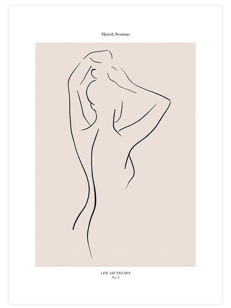 Charme Beige Poster Seti