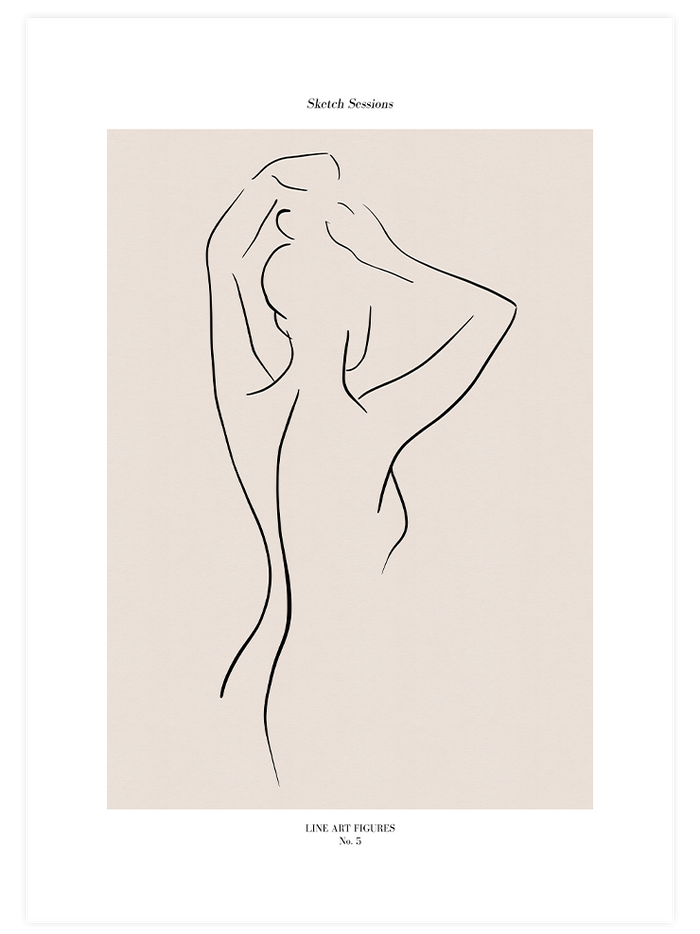 Charme Beige Poster Seti