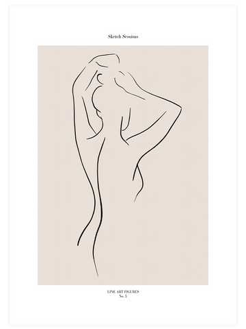 Charme Beige Poster Seti