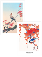 Ohara Koson Birds - Poster Seti Duo