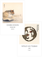 Ohara Koson Tigers - Poster Seti Duo