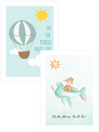 Green Pastel Combo - Poster Seti Duo Çocuk Odası Poster