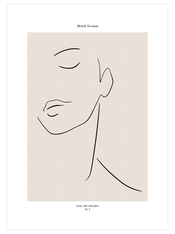 Charme Beige Poster Seti