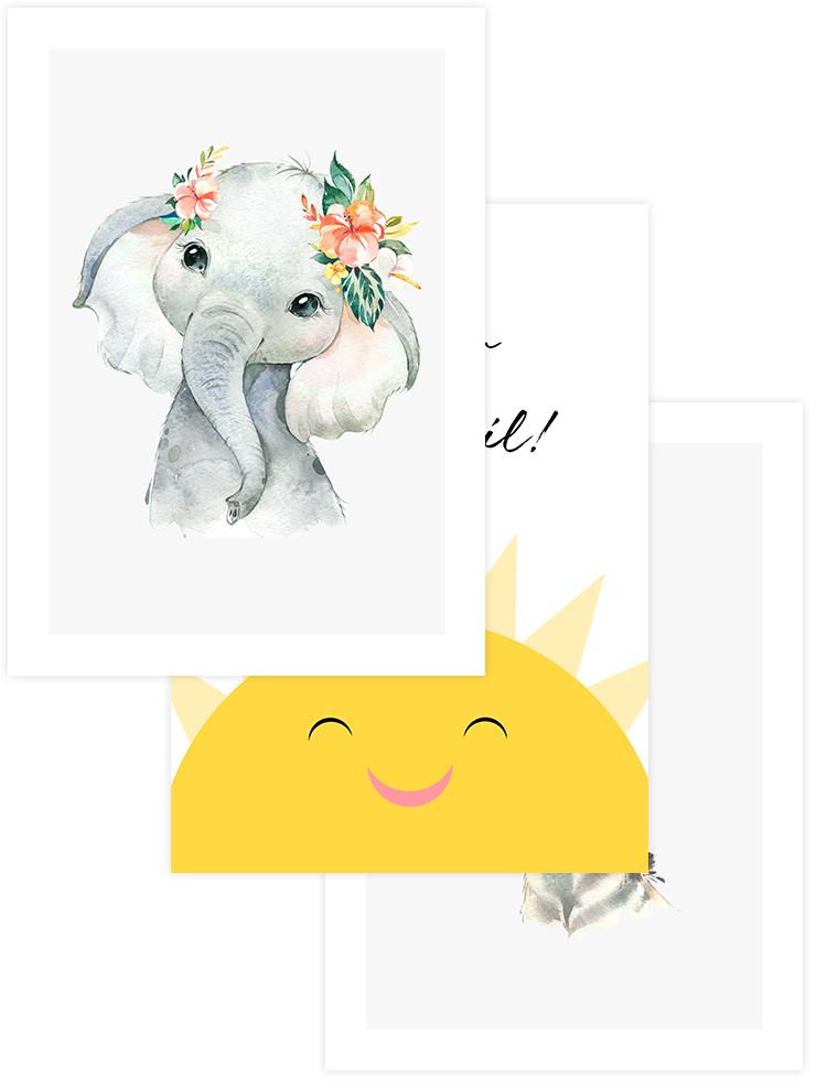 Shining Touch - Poster Seti Trio Ürün ana görseli