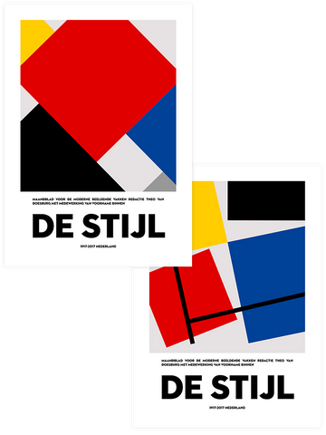De Stijl - Poster Seti Duo