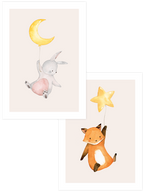 Uçan Sevimli Hayvanlar - Poster Seti Duo