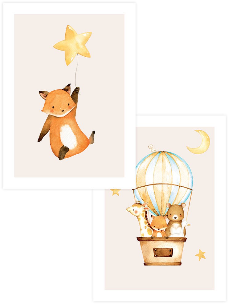 Gökyüzüne Seyahat - Poster Seti Duo