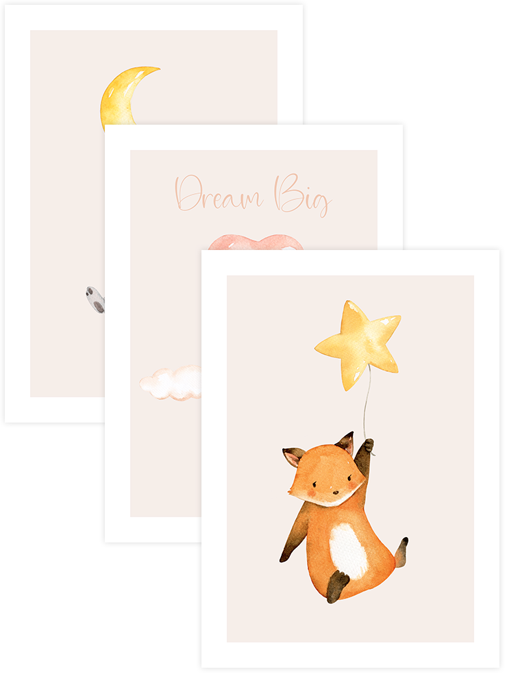 Dream Big - Poster Seti Trio