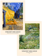 Van Gogh Gece Kahvesi - Poster Seti Duo