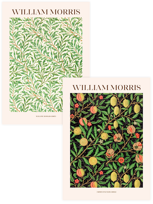 William Morris Fruits & Willow - Poster Seti Duo
