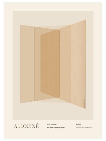 Beige Sophistication - Poster Seti Duo