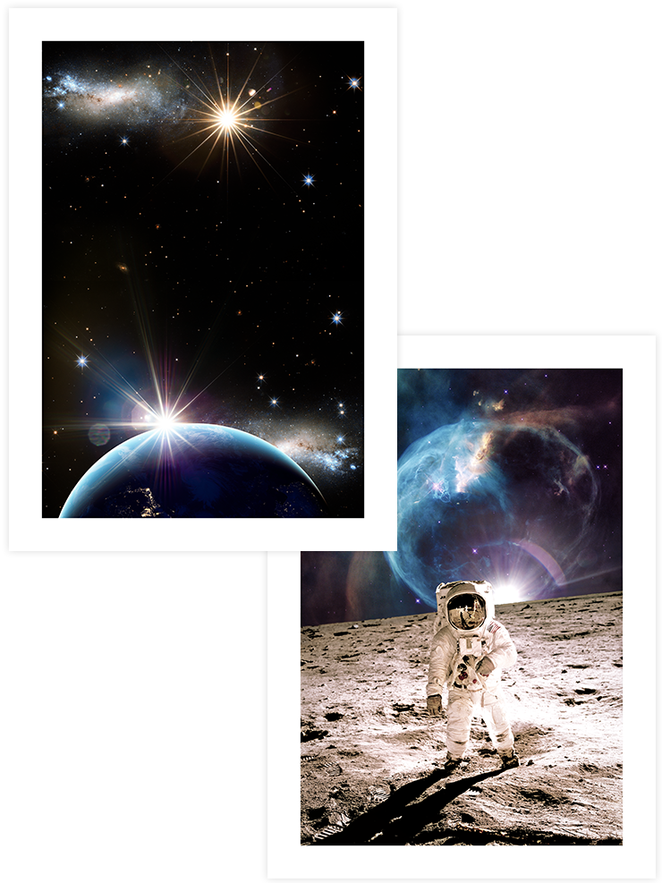 Evreni Keşfetmek - Poster Seti Duo Ürün ana görseli