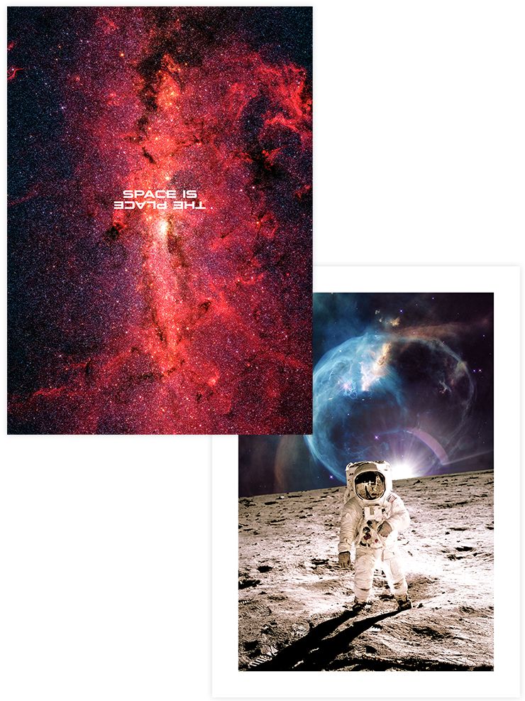 The Space Is The Place - Poster Seti Duo Çocuk Odası Poster
