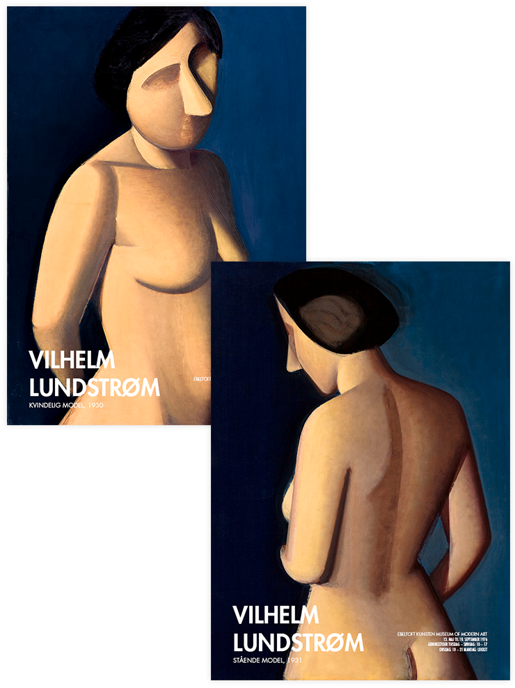 Vilhelm Lundstrom Afiş - Poster Seti Duo Ünlü Ressamlar Poster