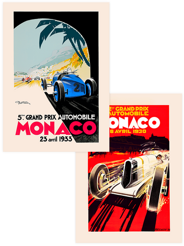 Vintage Grand Prix - Poster Seti Duo