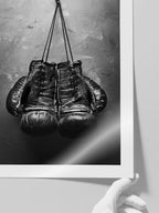 Vintage Boks Eldiveni  - Art Print