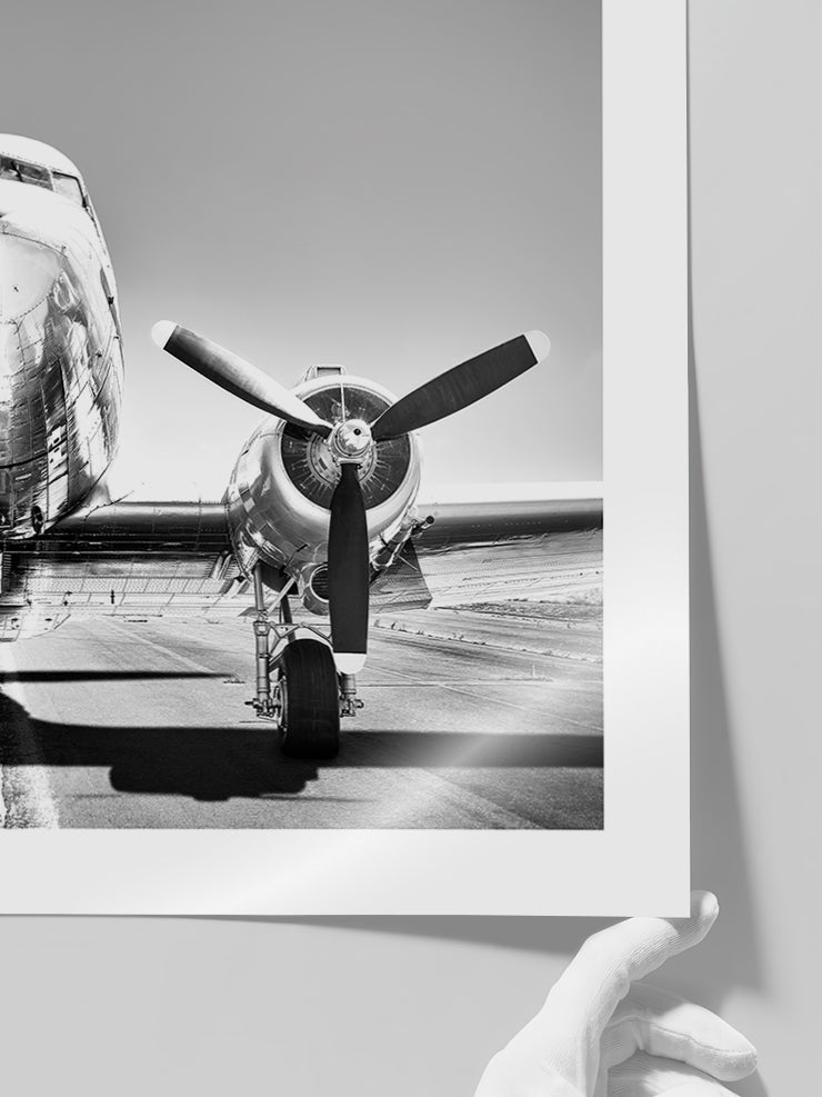 Vintage Uçak - Art Print