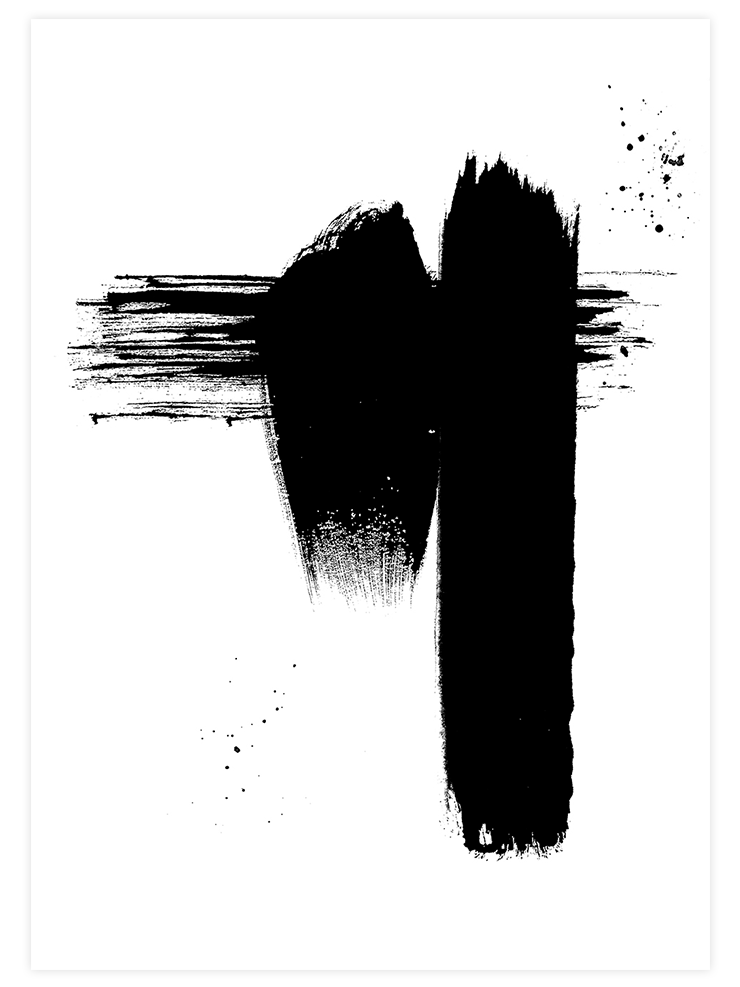 Fırça Darbeleri N2 - Art Print Ürün ana görseli