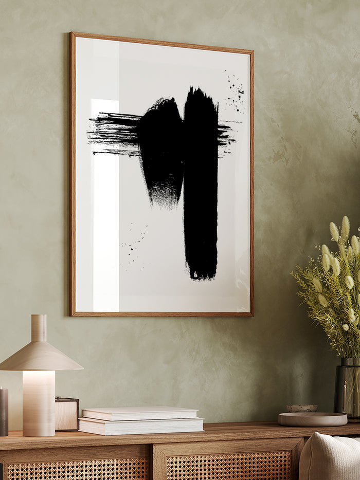 Fırça Darbeleri N2 - Art Print  Poster