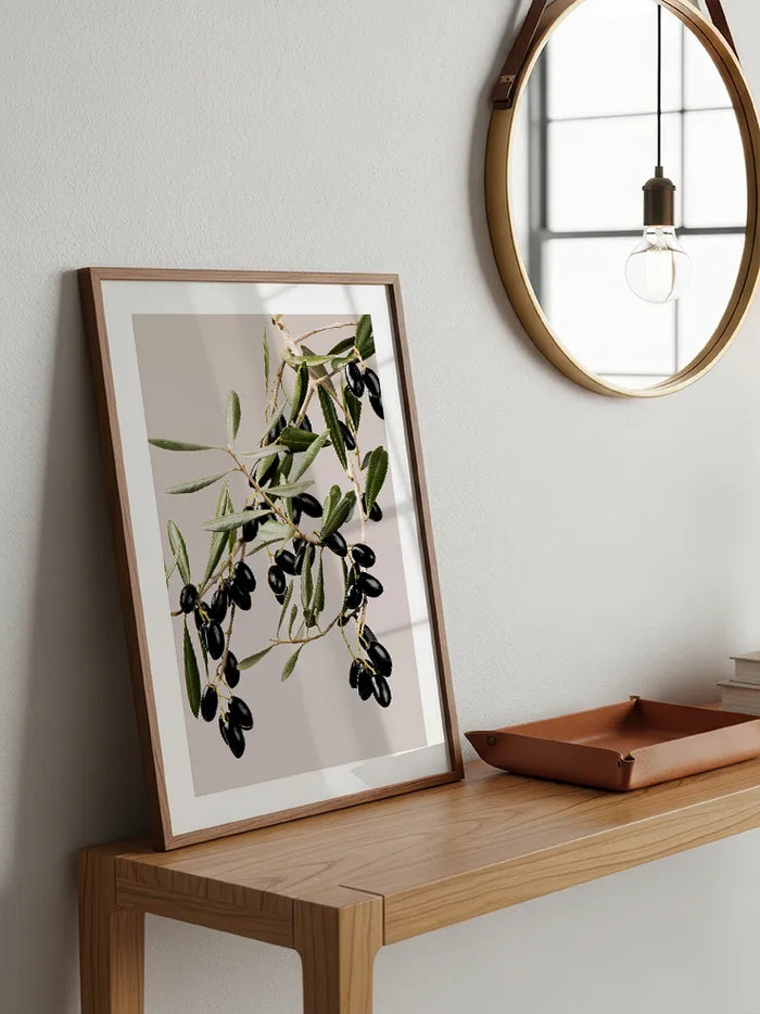 Zeytin yapraklı doğal fotoğraf tablo
