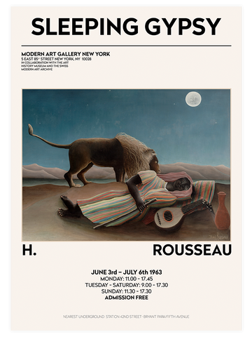 Henri Rousseau Afiş - Art Print