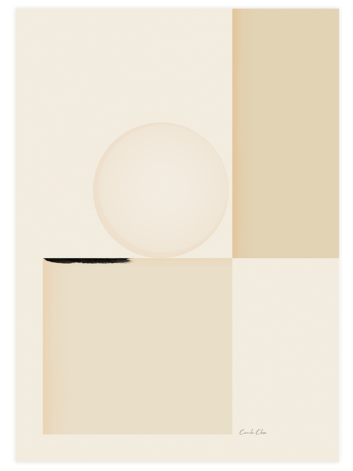 Beige & Brown - Poster Seti Trio  Poster