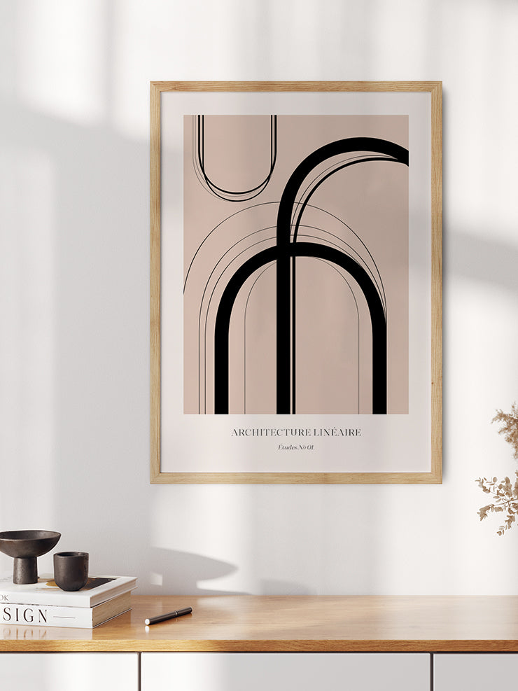 Architecture Linéaire - Art Print  Poster