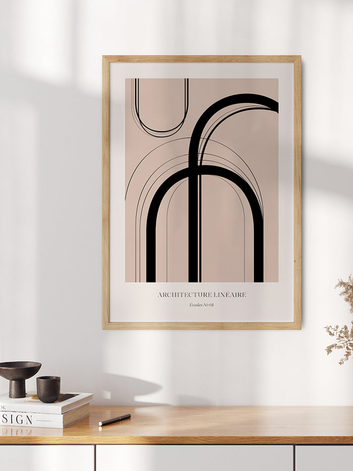 Architecture Linéaire - Art Print  Poster