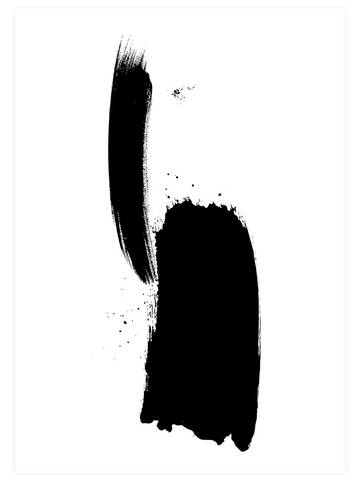 Fırça Darbeleri - Art Print