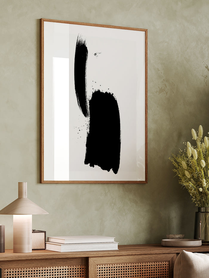 Fırça Darbeleri - Art Print  Poster