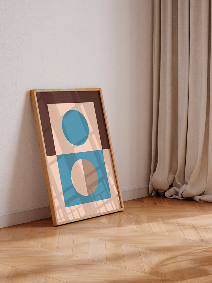 Geometrik Form - Art Print Ürün ikincil görseli